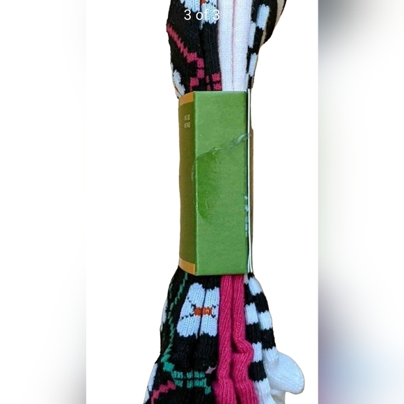 Kate Spade New York no show socks, 3 pairs, assorted flowers and stripes new‎ - Picture 3 of 3